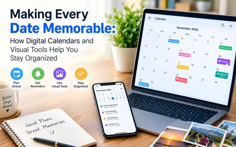 Making Every Date Memorable: How Digital Calendars and Visual Tools Help You Stay Organized